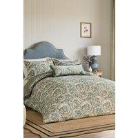 Sanderson 'Tilia Lime' Cotton Duvet Cover Set in Teal | Size: Single