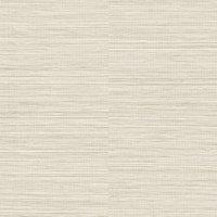 Grandeco Java Grasscloth Weave Textured Wallpaper in Light Sand | Size: 1 Pack