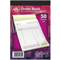 Pukka Pad Ncr Triplicate Order Book 137Mm X 203Mm - Pack of 5