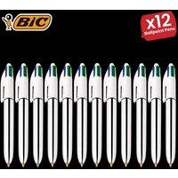 Bic 4 Colour Shine - 12 Packs