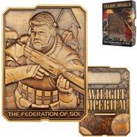 Twilight Imperium The Federation of Sol Limited Edition Collectible Metal Ingot in Metallics