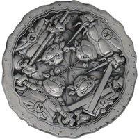 Teenage Mutant Ninja Turtles Limited Edition Pizza Medallion in Metallics
