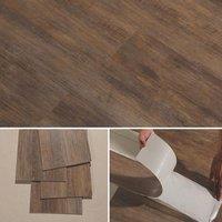 Gr8 Home 5m Floor Planks Tiles Self Adhesive PVC Flooring Nordic Oak M09 in Brown