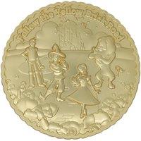 The Wizard of Oz Limited Edition Medallion in Metallic Gold