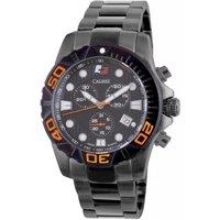 Calibre Men's Akron Swiss Watch Stainless steel strap watch in Charcoal