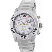 Calibre Men's Akron Swiss Watch Stainless steel strap watch in Dark Grey