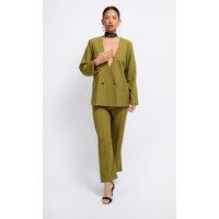 Little Mistress Women's Olive Green Blazer | Size: 12