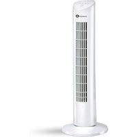 PureMate 31-inch Tower Fan with Oscillating & Aroma Function, 3 Adjustable Speeds, Ultra- Quiet Cooling & Powerful 60W Motor in White
