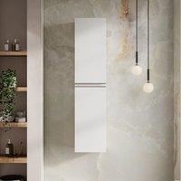 Banyetti Vatilla 1500mm Wall Hung Tall Cabinet - Gloss White