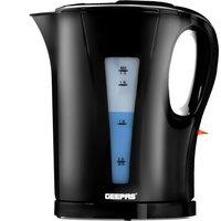 Geepas 1.7L Cordless Electric Kettle Fast Rapid Boil Jug 2200W in Black