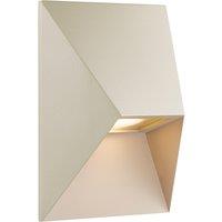 Nordlux Pontio Outdoor Wall Light Sand Metal Garden GU10 IP54 Mains in Beige