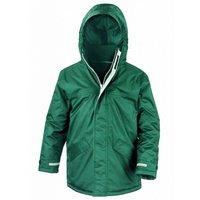 Result Core Winter Parka Waterproof Windproof Jacket in Bottle Green | Size: 5-6 Years