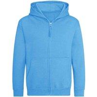 AWDis Cool Zoodie Full Zip Hoodie in Blue | Size: 12-13 Years