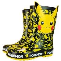 Pokemon Boy's Pikachu Wellington Boots in Yellow | Size: Infant 10