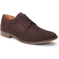 Base London Men's Twain Brogue Shoe in Brown | Size: 7