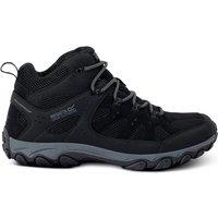 Regatta Men's Edgepoint Breathable Waterproof Mid Walking Boots in Jet Black | Size: 9.5
