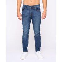 Bewley&Ritch Abingdon Men's Slim-Fit Stretch Denim Jeans in Dark Blue | Size: 36R