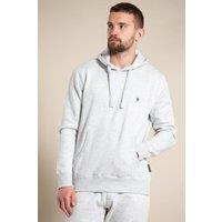 French Connection Men's Cotton Blend Hoody in Light Grey | Size: 2XL