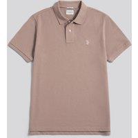 U.S. POLO ASSN. Men's Double Horsemen Polo Shirt in Natural | Size: 2XL