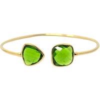 Harfi Women's 18ct Gold Vermeil Peridot Glow August Birthstone Bracelet