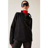 Dare 2b Women's Wander 1/4 Zip Sweater in Jet Black | Size: 16