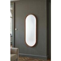 Yearn Mirrors Quebec Walnut Full Length Oval Mirror