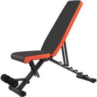 EONLION Adjustable Weight Bench, Incline Decline Home Gym Equipment in Black