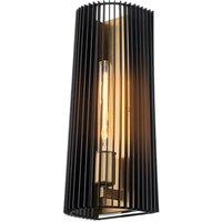 Netlighting Kichler Linara Wall Lamp Black & Natural Brass