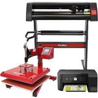 Monstershop PixMax 38cm Swing Heat Press, Vinyl Cutter, Printer