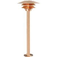 Nordlux Industrial Outdoor Garden Post Brown Copper E27 Coastal/Marine Safe, IP54