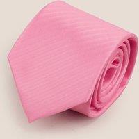 Oswin Hyde Men's Pink Self Stripe Tie in Light Pink
