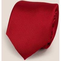 Oswin Hyde Men's Red Ribbed Tie