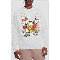 Garfield Friends Are Best Sweatshirt, White | Size: Large