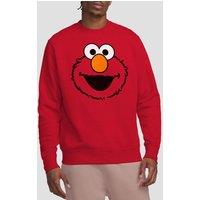 Sesame Street Elmo Full Face Sweatshirt, Red | Size: XL