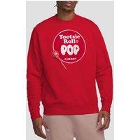 Twin Peaks Tootsie Roll Tootsie Roll Pop Logo Sweatshirt, Red | Size: Medium