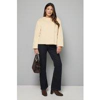 Wallis Women's Short One Button Jacket in Yellow | Size: 20