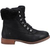 Hush Puppies Women's 'Effie' Leather Boot in Black | Size: 3