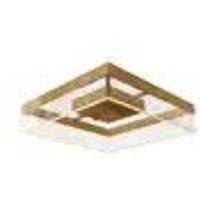 Garwarm 30cm Square LED Flush Mount Warm Light in Gold