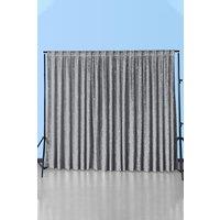 Neel Blue Velvet Backdrop - 3x3 Metres in Silver