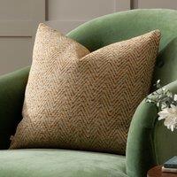 Wylder Croft Twill Woven Cushion in Yellow | Size: 50 cm x 50 cm