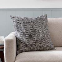 Wylder Croft Twill Woven Cushion in Grey | Size: 50 cm x 50 cm