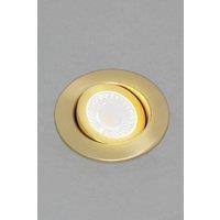 BHS Lighting Hudson Circular Adjustable Spot Light in Metallic Gold