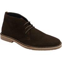 Frank Wright Men's Suede 'Edwin' Desert Boots in Brown | Size: 9