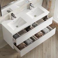 Banyetti Vatilla 1200mm Wall Hung Vanity Unit with Lira Basin-Gloss White