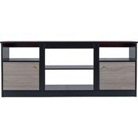 Costway Entertainment Center TV Stand w/ LED Lights for 65 TVs in Black