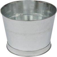 Rink Drink Handmade Galvanized Iron Ice Bucket - 26.5cm in Silver