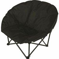 Gr8 Home Deluxe Black Padded Folding Outdoor Camping Chair