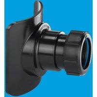 McAlpine BOSSCONN82-BL Black Mechanical Soil Pipe Boss Connector
