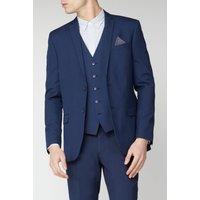 Limehaus Men's Slim Suit Jacket in Blue | Size: 36S