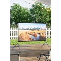 100" 3D 4K HD Outdoor Indoor 16:9 4K Portable Projector Screen with Stand